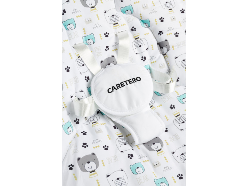 Дитячий шезлонг-гойдалка 2 в 1 Caretero Noco Beige, Фото 8