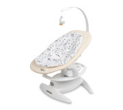 Дитячий шезлонг-гойдалка 2 в 1 Caretero Noco Beige