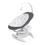 Дитячий шезлонг-гойдалка 2 в 1 Caretero Noco Graphite