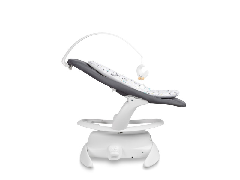 Дитячий шезлонг-гойдалка 2 в 1 Caretero Noco Graphite, Фото 5