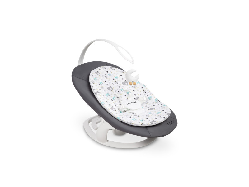 Дитячий шезлонг-гойдалка 2 в 1 Caretero Noco Graphite, Фото 8