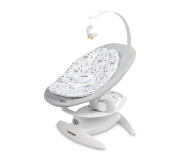 Дитячий шезлонг-гойдалка 2 в 1 Caretero Noco Grey