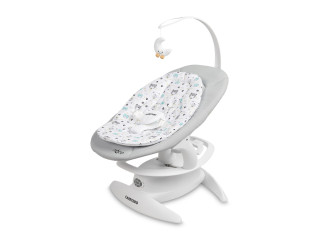 Дитячий шезлонг-гойдалка 2 в 1 Caretero Noco Grey