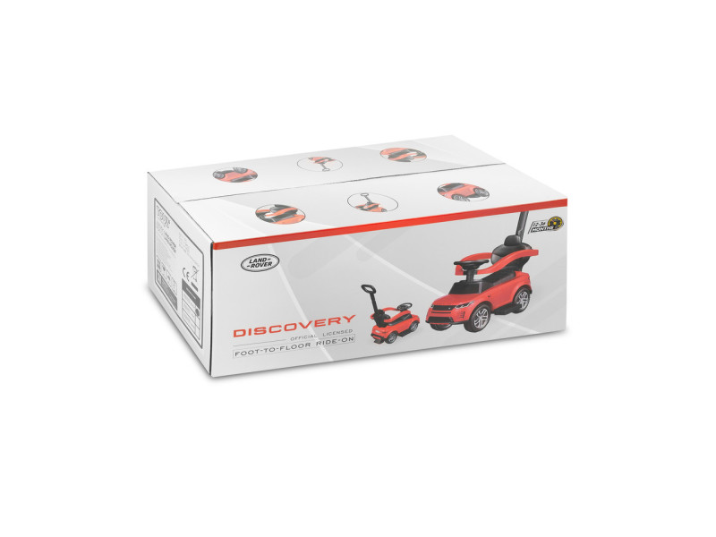 Машинка для катання Caretero (Toyz) LAND ROVER з батьківською ручкою Black, Фото 11