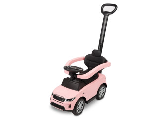 Машинка для катання Caretero (Toyz) LAND ROVER з батьківською ручкою Pink
