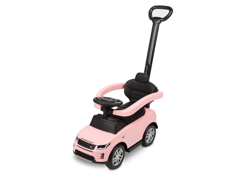 Машинка для катання Caretero (Toyz) LAND ROVER з батьківською ручкою Pink, Фото 1
