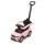 Машинка для катання Caretero (Toyz) LAND ROVER з батьківською ручкою Pink