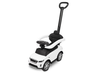 Машинка для катання Caretero (Toyz) LAND ROVER з батьківською ручкою White