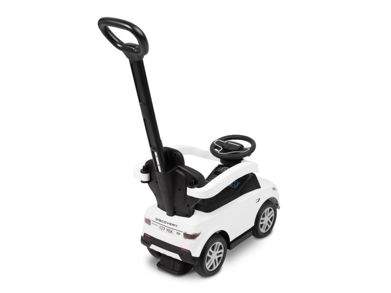 Машинка для катання Caretero (Toyz) LAND ROVER з батьківською ручкою White, Фото 3