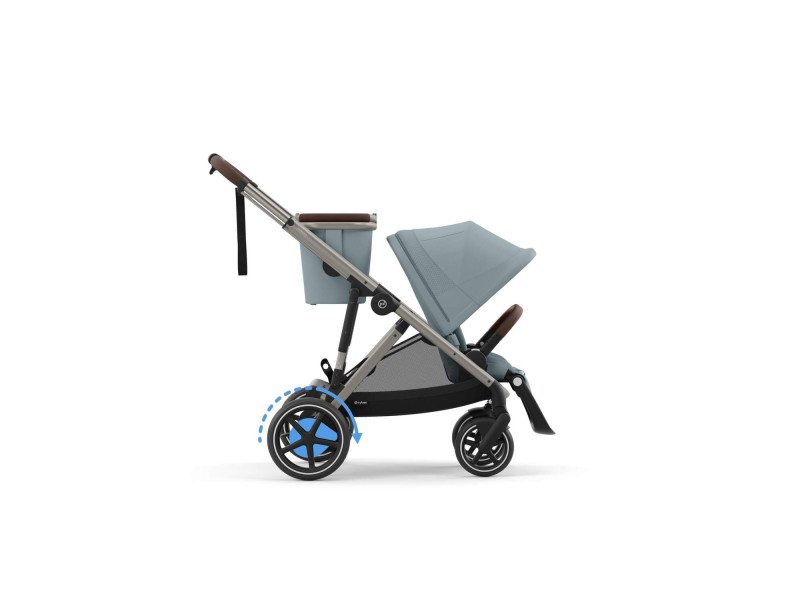 Коляска eGazelle S TPE Stormy Blue, Фото 3