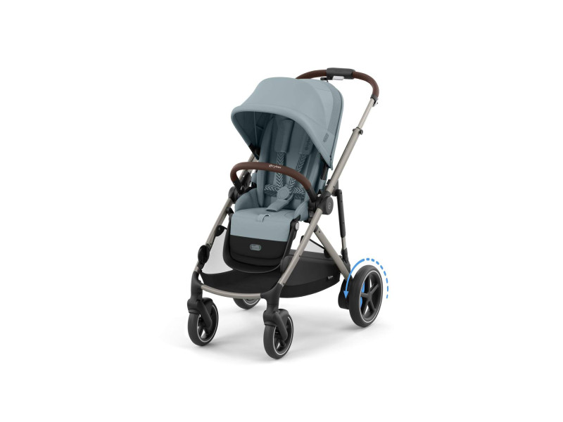 Коляска eGazelle S TPE Stormy Blue, Фото 5