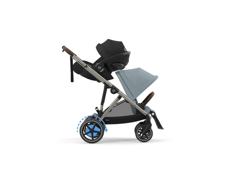 Коляска eGazelle S TPE Stormy Blue, Фото 6