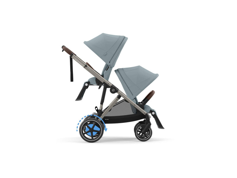 Коляска eGazelle S TPE Stormy Blue, Фото 7