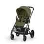 Коляска Balios S Lux TPE Moss Green (з бампером)