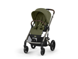 Коляска Balios S Lux TPE Moss Green (з бампером)