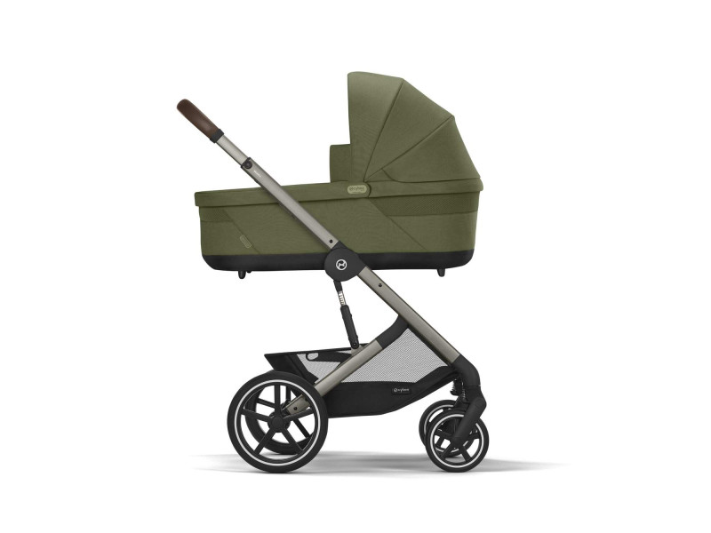 Коляска Balios S Lux TPE Moss Green (з бампером), Фото 4