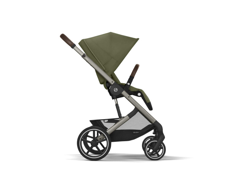 Коляска Balios S Lux TPE Moss Green (з бампером), Фото 5