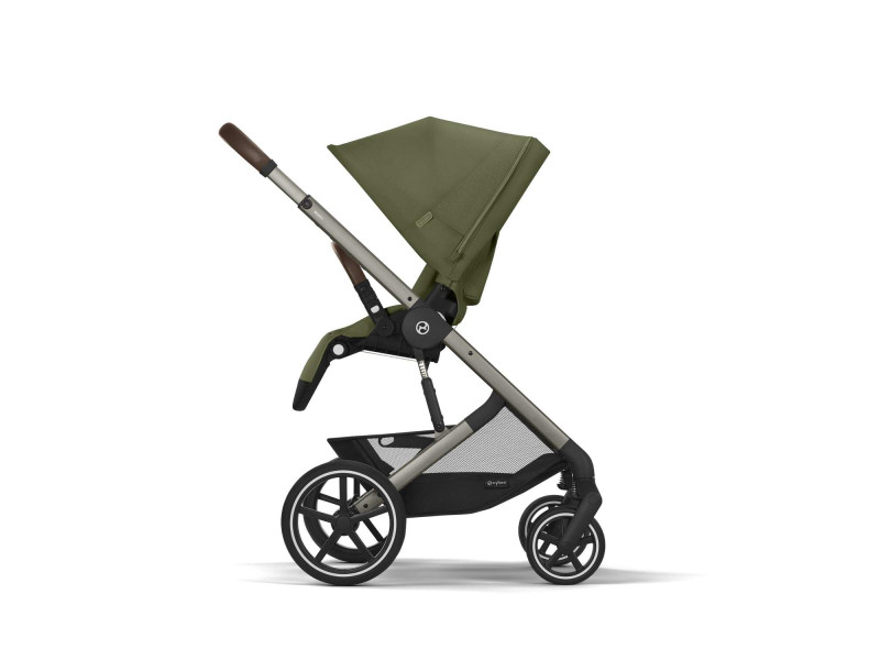 Коляска Balios S Lux TPE Moss Green (з бампером), Фото 6