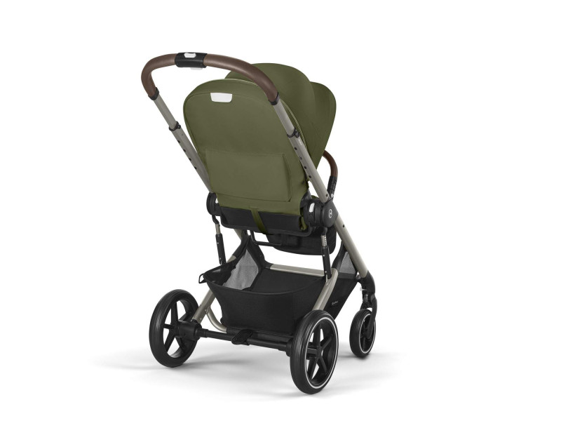 Коляска Balios S Lux TPE Moss Green (з бампером), Фото 7