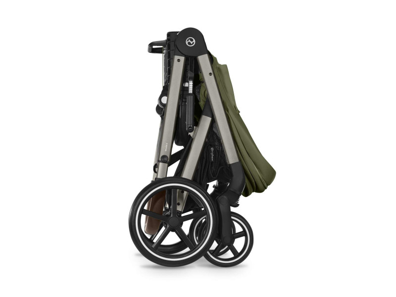 Коляска Balios S Lux TPE Moss Green (з бампером), Фото 8