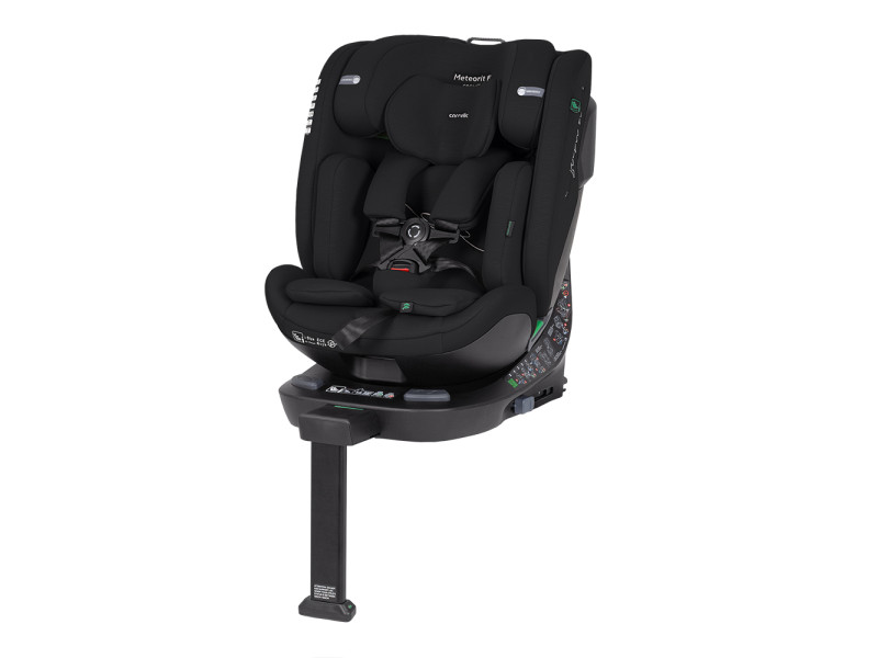 Автокрісло CARRELLO Meteorit F CRL-15101 Midnight Black i-Size 40-150см ISOFIX, поворот, опор.стійка, Фото 1