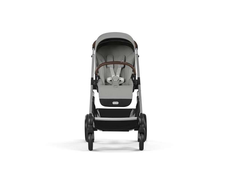 Коляска Balios S Lux SLV Stone Grey (з бампером), Фото 3