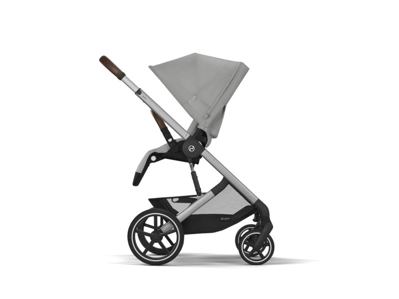 Коляска Balios S Lux SLV Stone Grey (з бампером), Фото 7