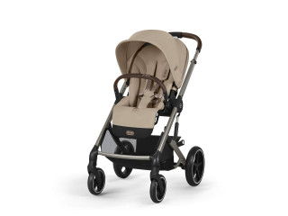 Коляска Balios S Lux TPE Almond Beige (с бампером)