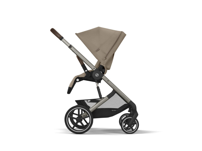 Коляска Balios S Lux TPE Almond Beige (з бампером), Фото 6