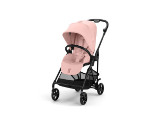Коляска Melio Carbon Candy Pink (з бампером)