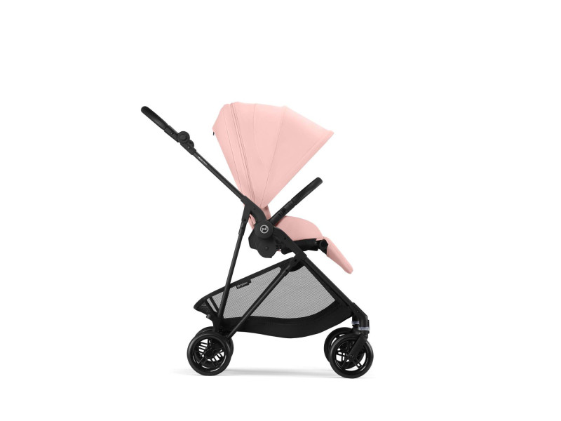 Коляска Melio Carbon Candy Pink (з бампером), Фото 4