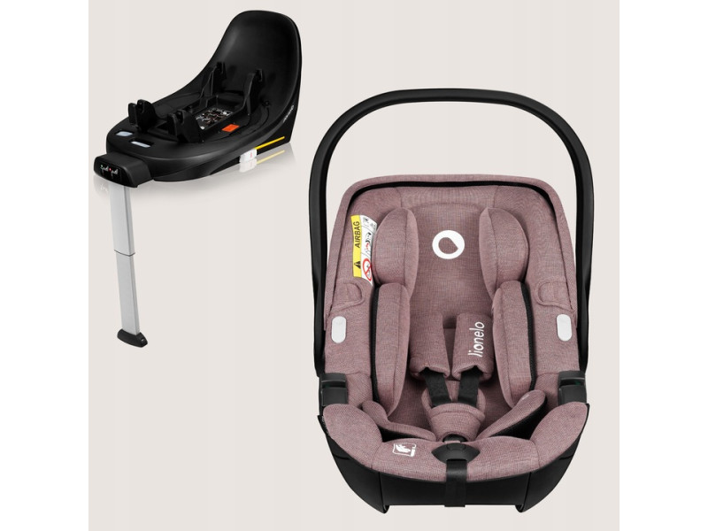База с автокреслом Lionelo MOXIE I-SIZE SET PINK MAUVE, Фото 3