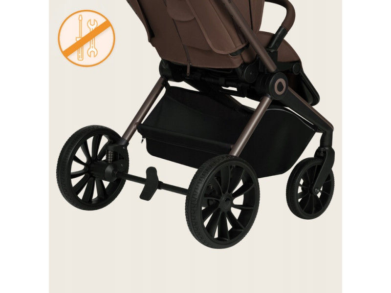 Універсальна коляска 2 в 1 Lionelo MIKA PLUS 2IN1 MOCHA MOUSSE, Фото 6