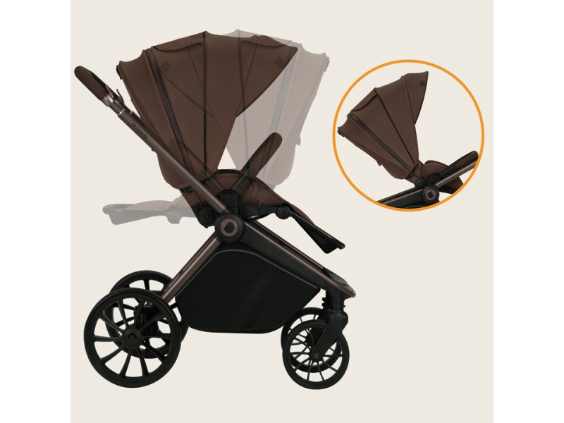 Універсальна коляска 2 в 1 Lionelo MIKA PLUS 2IN1 MOCHA MOUSSE, Фото 7