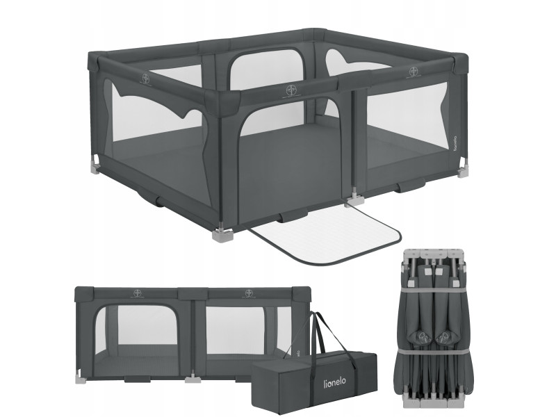 Манеж Lionelo FLORENCE EASY FOLD GREY GRAPHITE, Фото 3