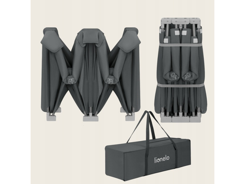 Манеж Lionelo FLORENCE EASY FOLD GREY GRAPHITE, Фото 6