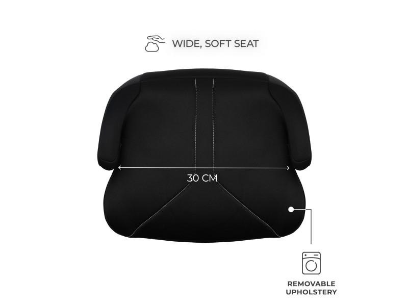 Автокрісло-бустер Kinderkraft i-Boost 2 Black (KCIBOO02BLK0000), Фото 3