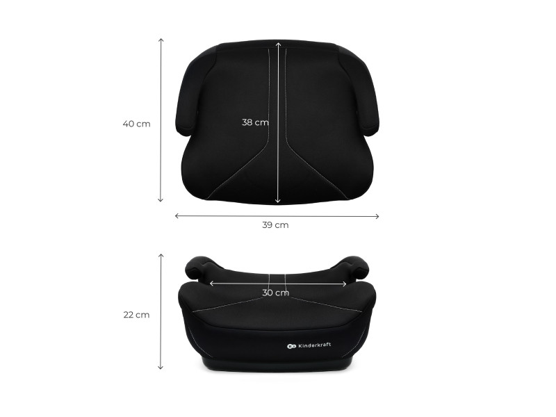 Автокрісло-бустер Kinderkraft i-Boost 2 Black (KCIBOO02BLK0000), Фото 4