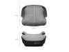 Автокрісло-бустер Kinderkraft i-Boost 2 Grey (KCIBOO02GRY0000), Фото 10
