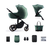 Універсальна коляска 2 в 1 Kinderkraft Prime 2 Dark Green (KSPRIM02GRE2000)