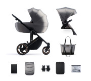 Універсальна коляска 2 в 1 Kinderkraft Prime 2 Shadow Grey (KSPRIM02GRY2000)