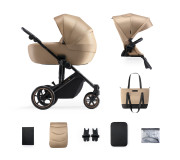 Універсальна коляска 2 в 1 Kinderkraft Prime 2 Sandrose Beige (KSPRIM02BEG2000)