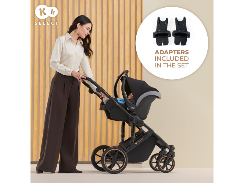 Універсальна коляска 2 в 1 Kinderkraft Prime 2 Sandrose Beige (KSPRIM02BEG2000), Фото 13