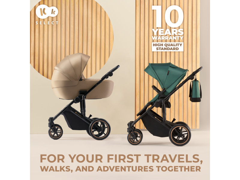 Універсальна коляска 2 в 1 Kinderkraft Prime 2 Sandrose Beige (KSPRIM02BEG2000), Фото 4