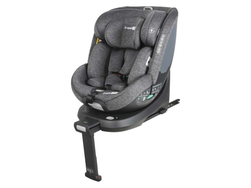 Автокрісло FreeON LOTUS поворотність 360°  i-size 40-125 см, сірий, Фото 3