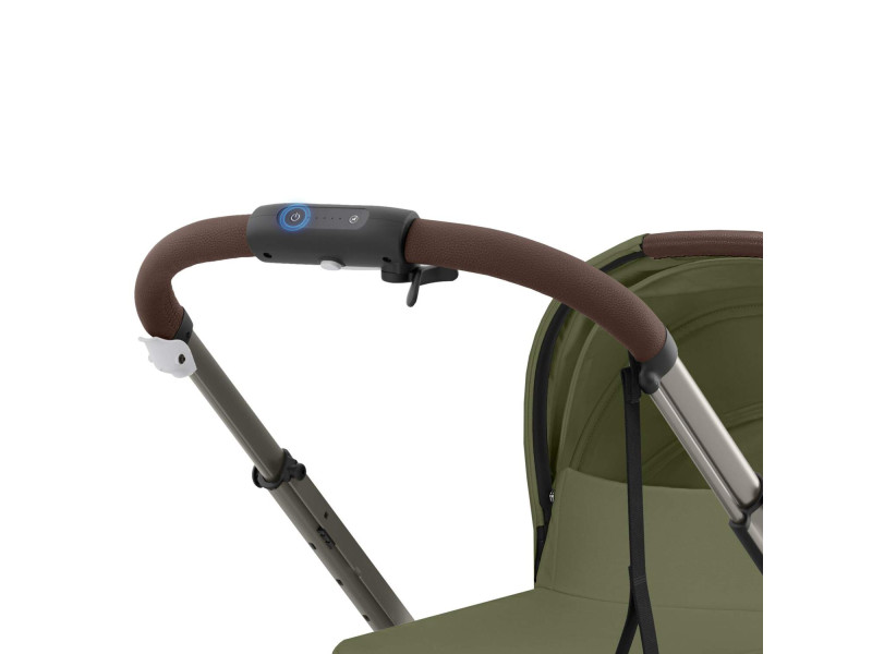 Коляска eGazelle S TPE Moss Green khaki, Фото 4