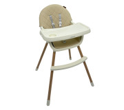 Стул 2в1 для кормления ребенка VELANO Evo, beige
