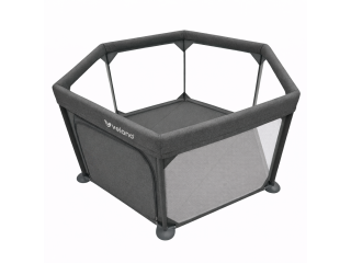 Манеж детский шестиугольный VELANO Star, grey