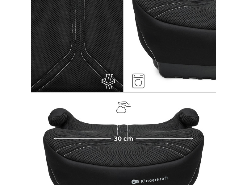 Автокрісло-бустер Kinderkraft i-Boost 2 Pro Black (KCIBOO02BLKPR00), Фото 4