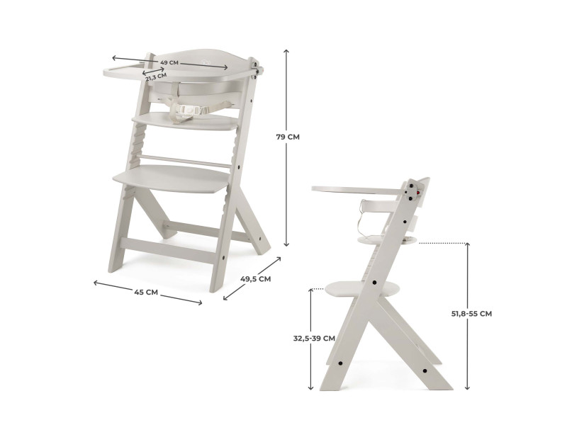 Стільчик для годування Kinderkraft Enock Beige (KKKENOCBEGF0000), Фото 14